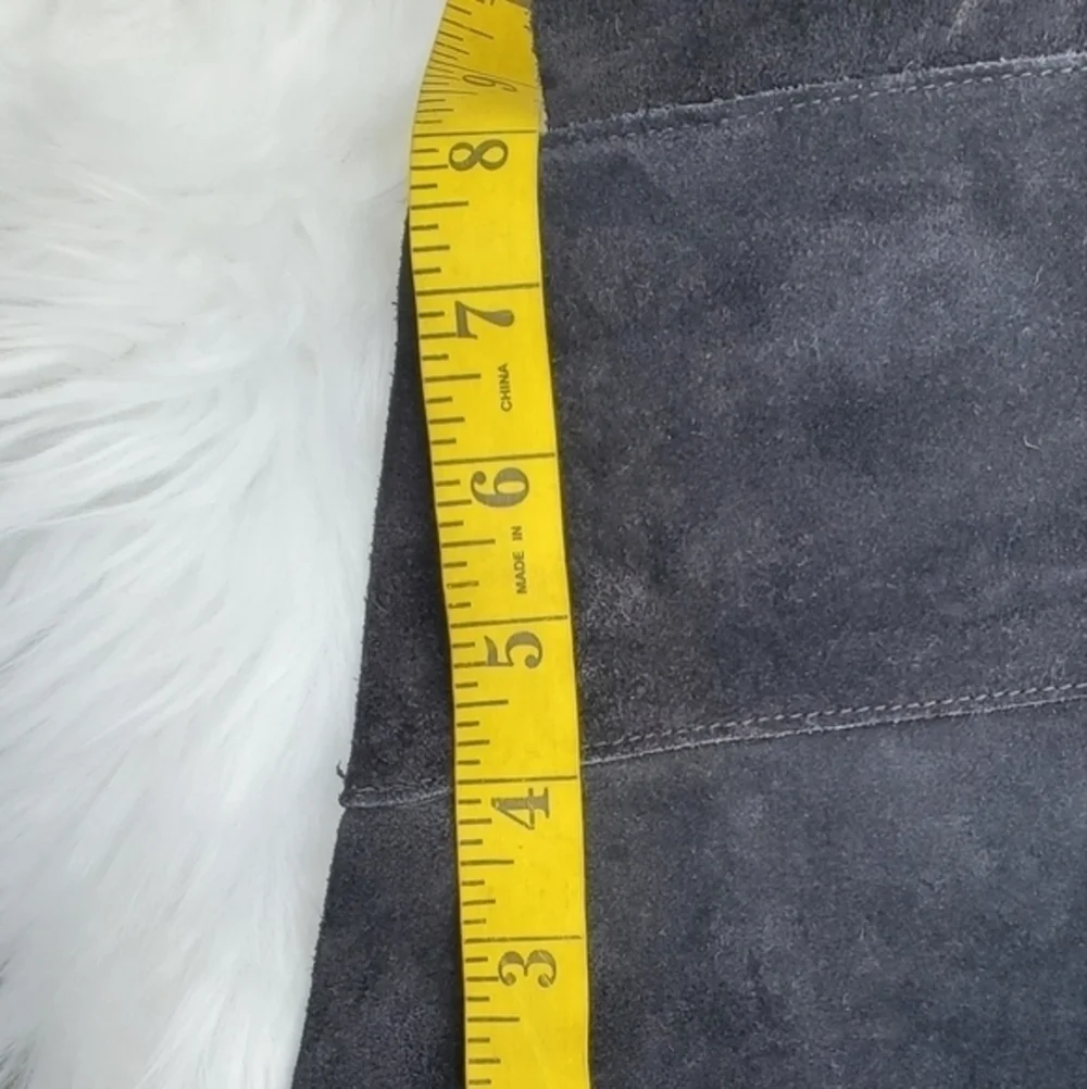 Vintage Suede Slouch Boots 8.5‎